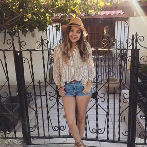 Boho Joie Rose silk blouse